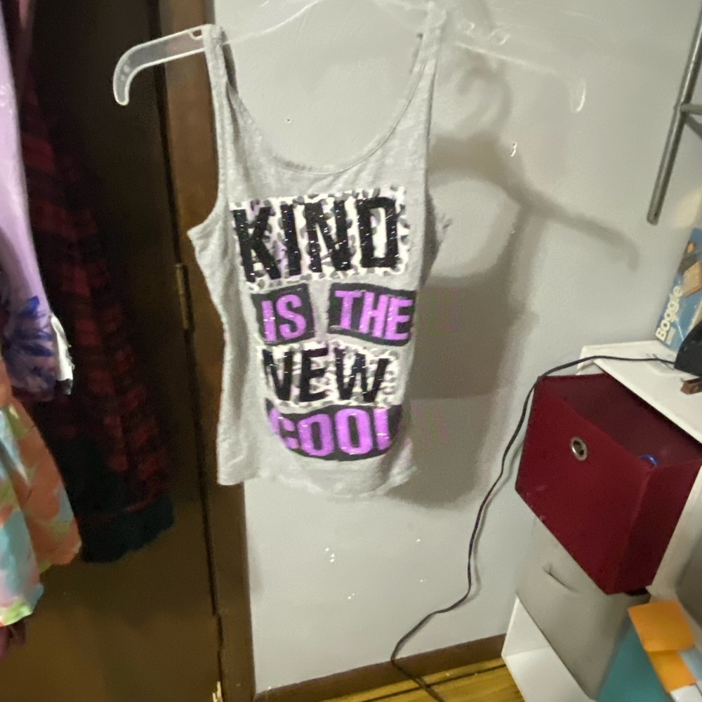 Girls justice tank top size 12